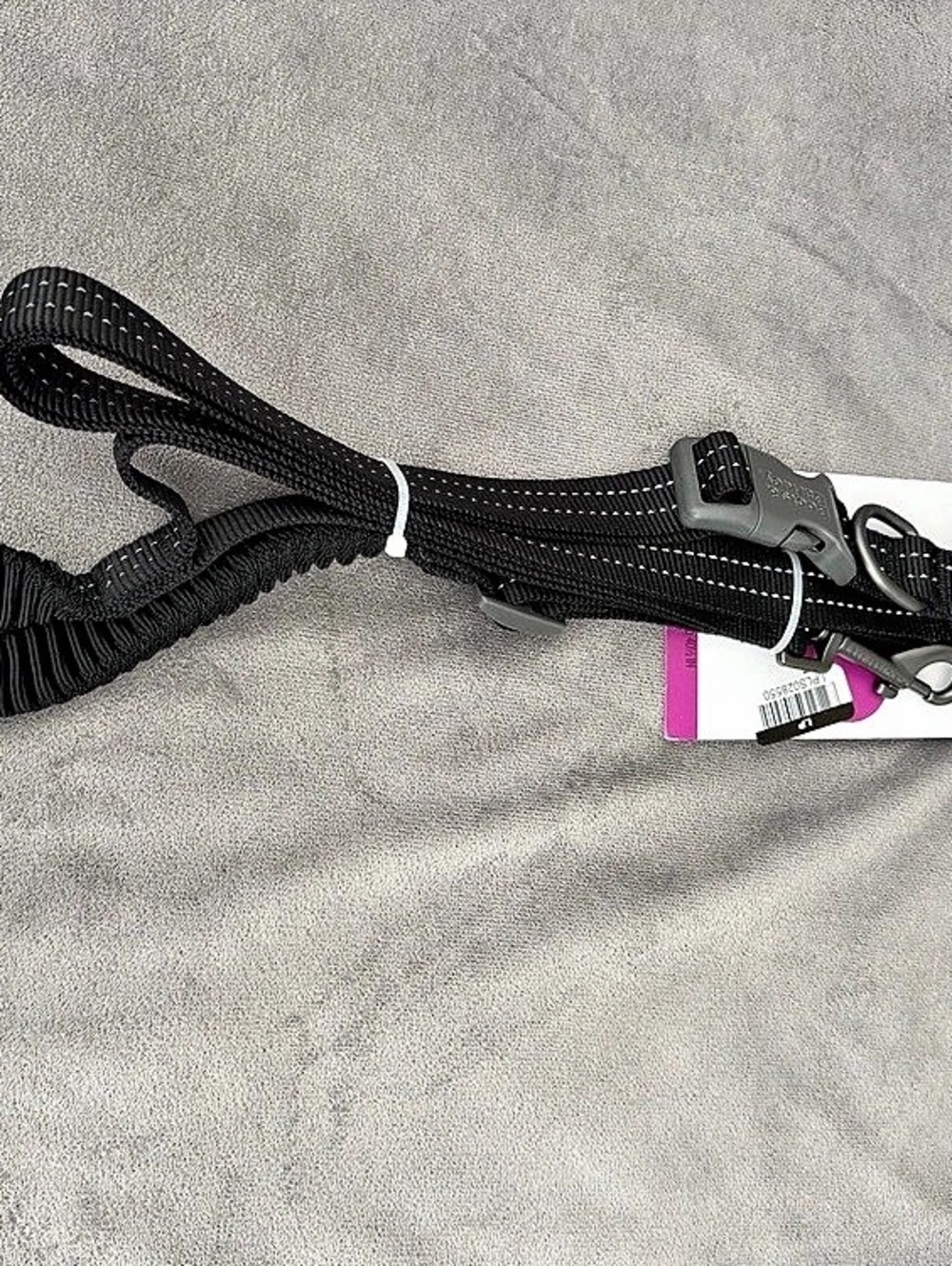 Boots & Barkley Hands Free Bungee Leash Black